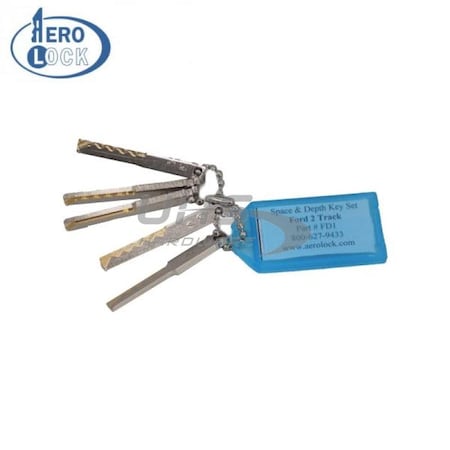 Aerolock AeroLock: FORD Fiesta 2011+ HU101 Space & Depth Keys (FD1) AER-FD1